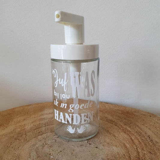 FlexMade zeep pompje juf meester cadeau