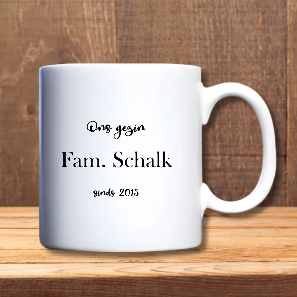 Scrabble Namen Beker – Gepersonaliseerd cadeau met namen