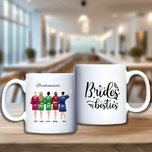 Bruidsmeisjes Beker – persoonlijk cadeau voor bruidsmeisjes – debekershop.nl - mok