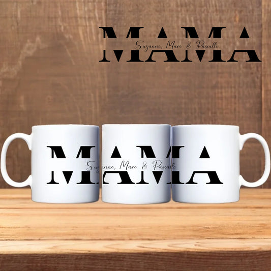 Mama met namen erin Beker – persoonlijk cadeau voor moeder met kindernamen – debekershop.nl