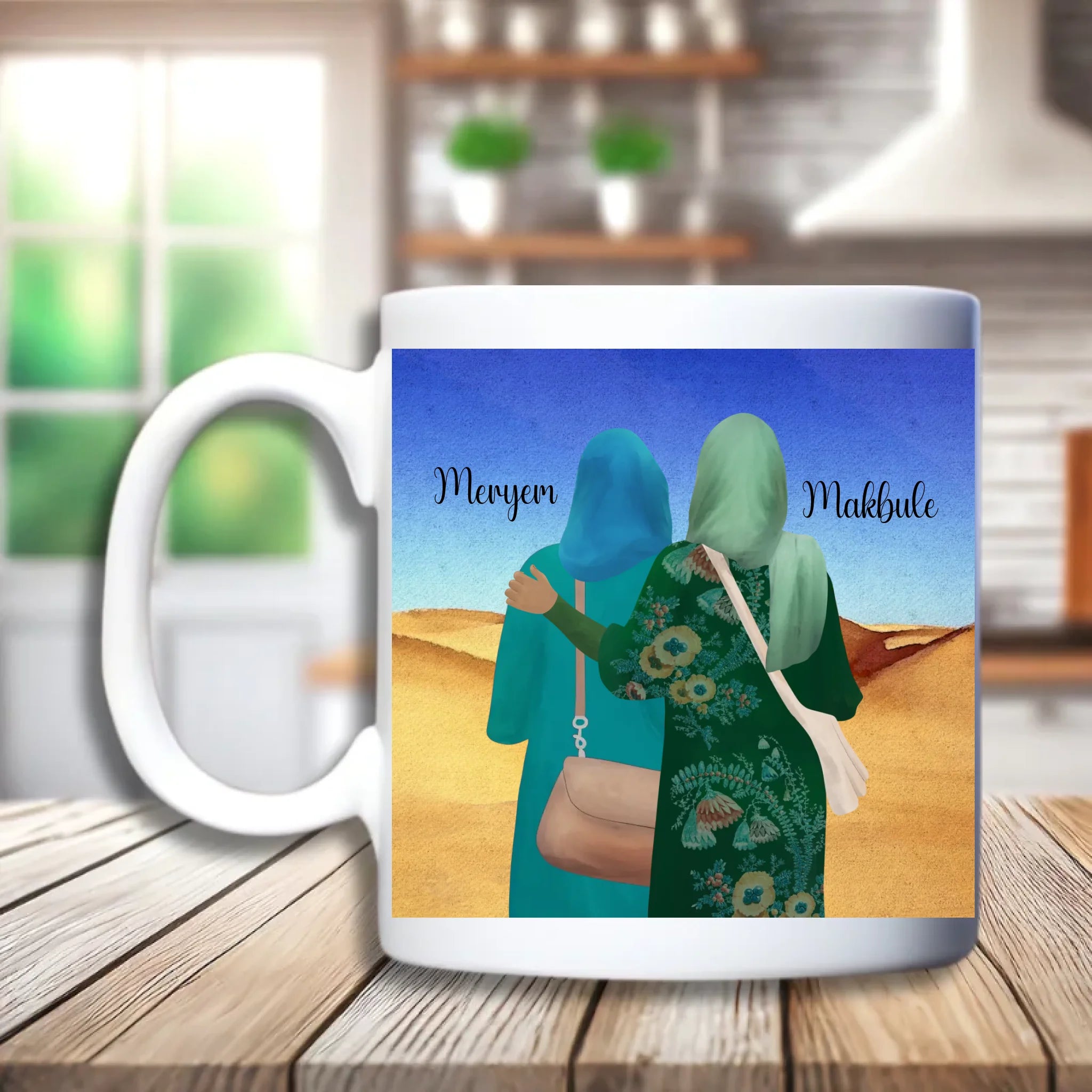 Algemeen 2 bekers debekershop.nlBesties met hoofddoek Beker – persoonlijk cadeau voor vriendinnen – debekershop.nl