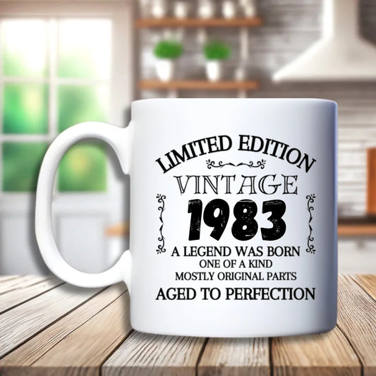 Limited edition [jaartal] - Beker - verjaardag mannen en vrouwen - leeftijd - verjaardagscadeau