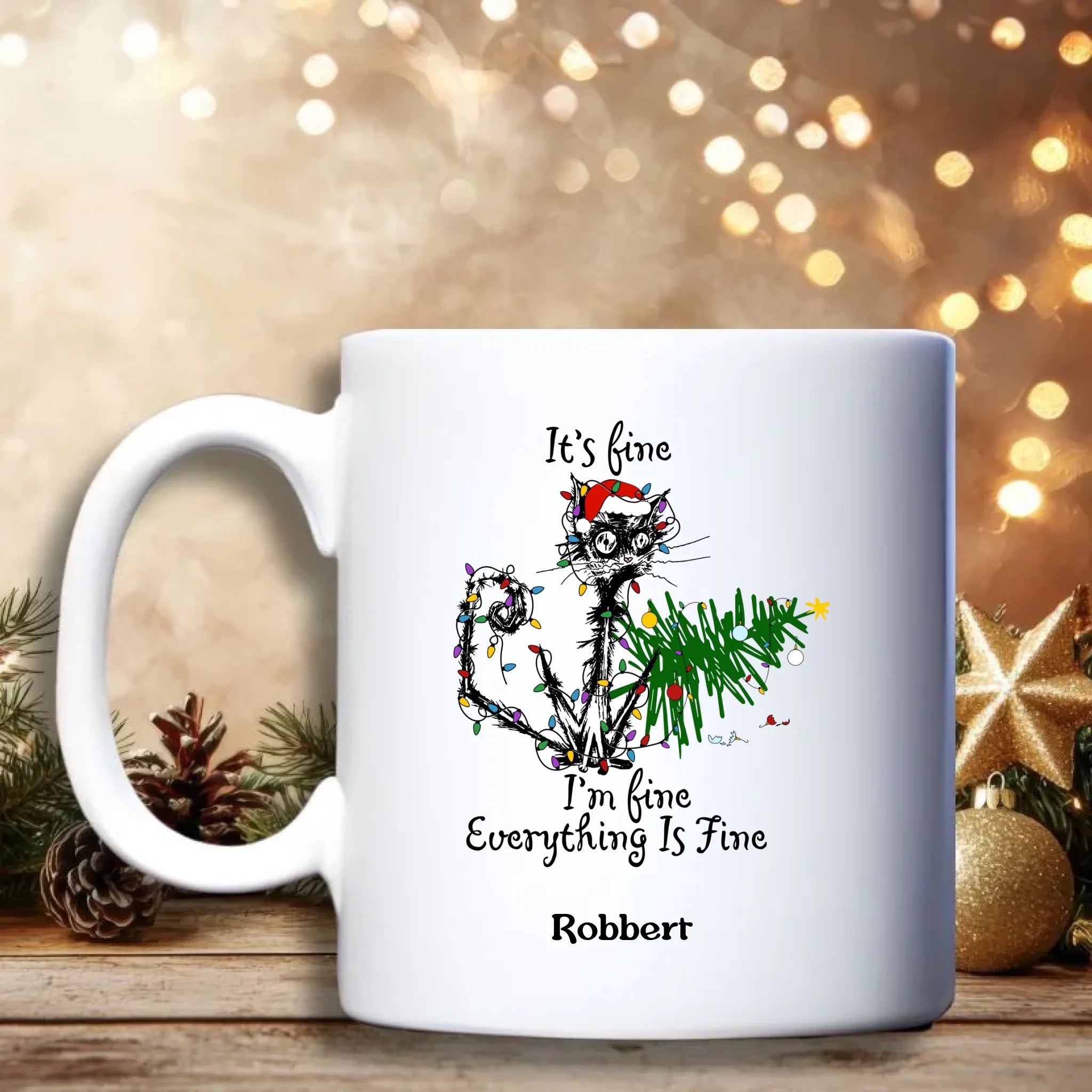 Grumpy cat - Debekershop.nl - Personaliseerbare beker met boze kat - Naam