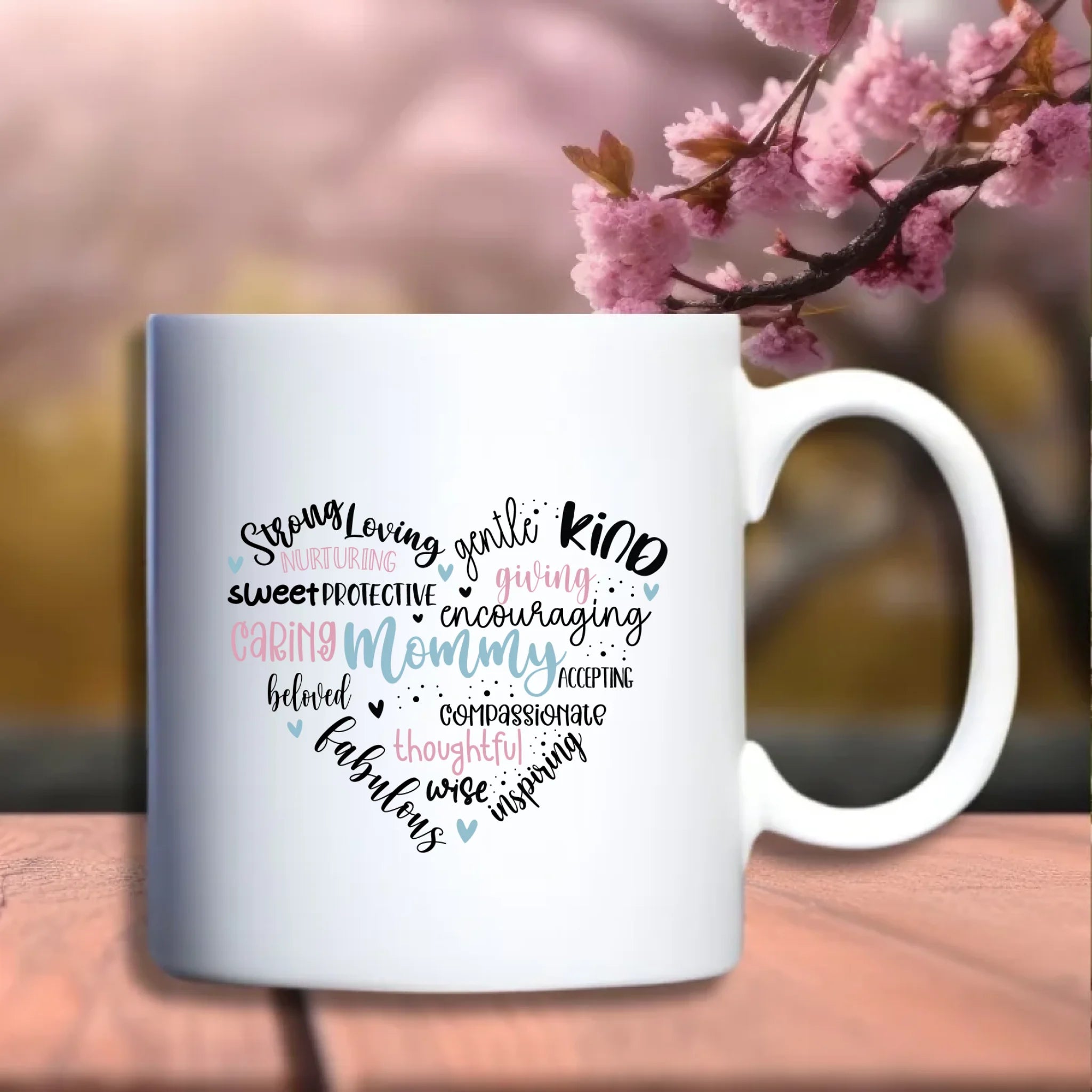 Moeder met kind aan de hand Beker – persoonlijk cadeau voor moeder met kind – debekershop.nl