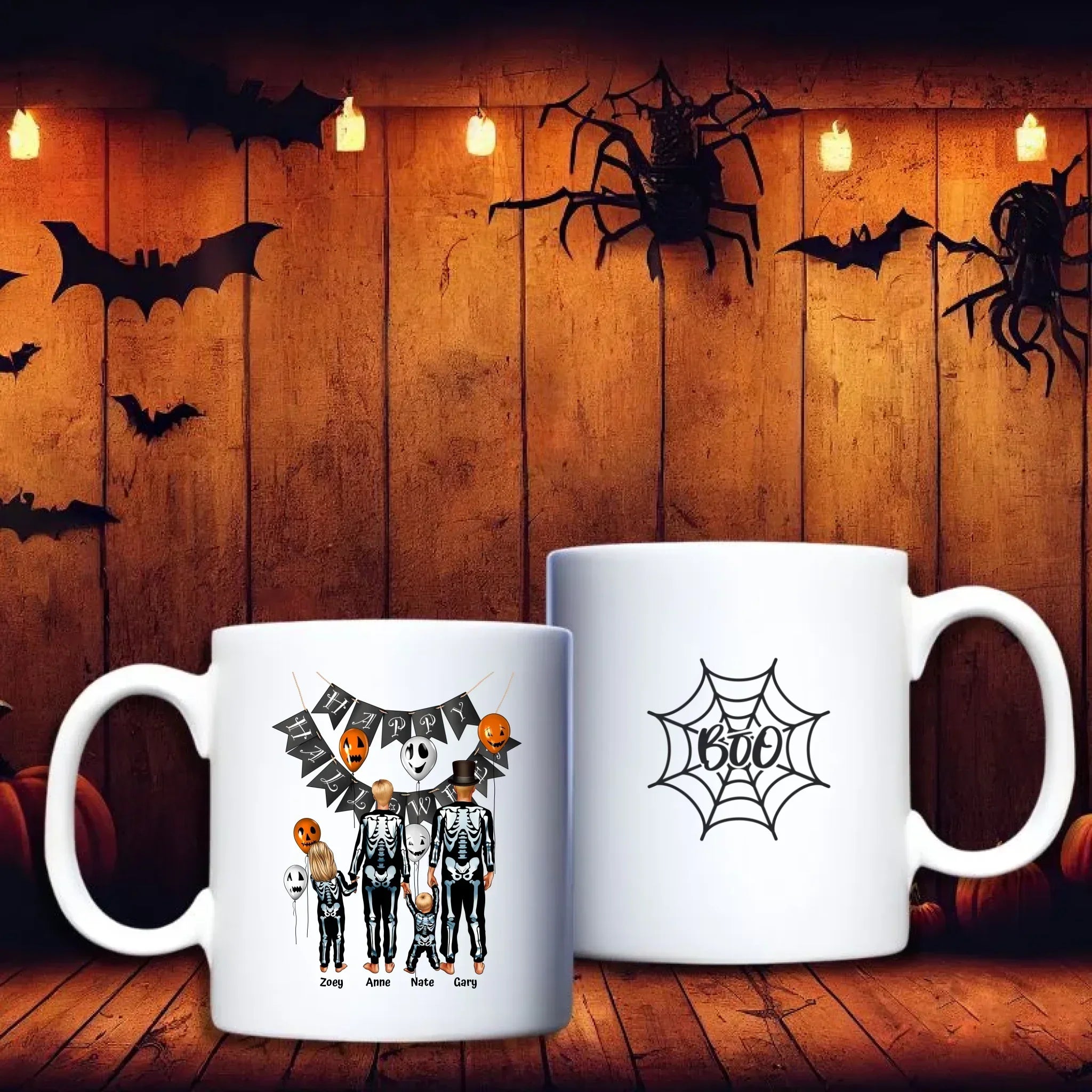 Halloween Family Beker – persoonlijk halloween cadeau voor gezin – debekershop.nl
