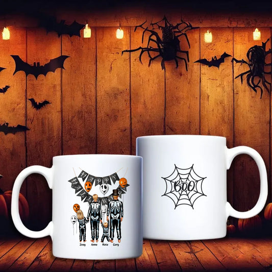 Halloween Family Beker – persoonlijk halloween cadeau voor gezin – debekershop.nl