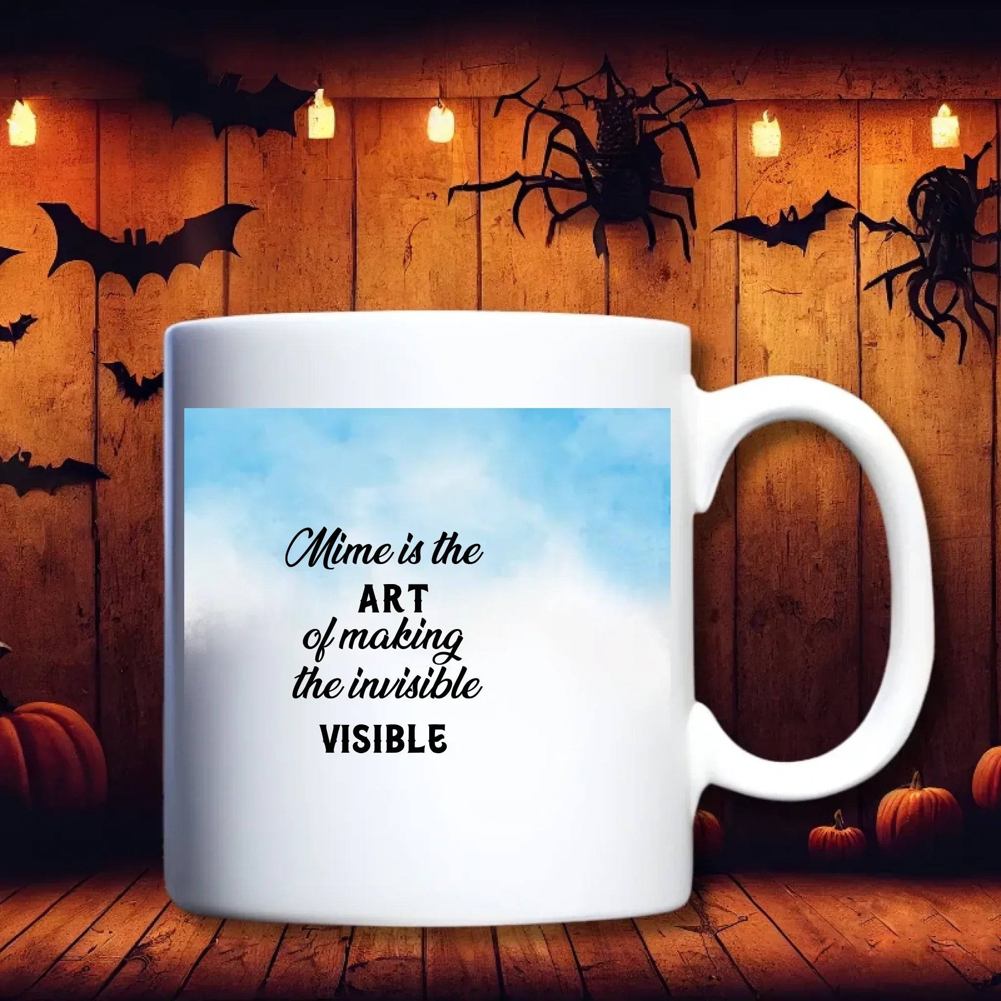 Mime Halloween Family Beker – persoonlijk Halloween cadeau voor gezin – debekershop.nl