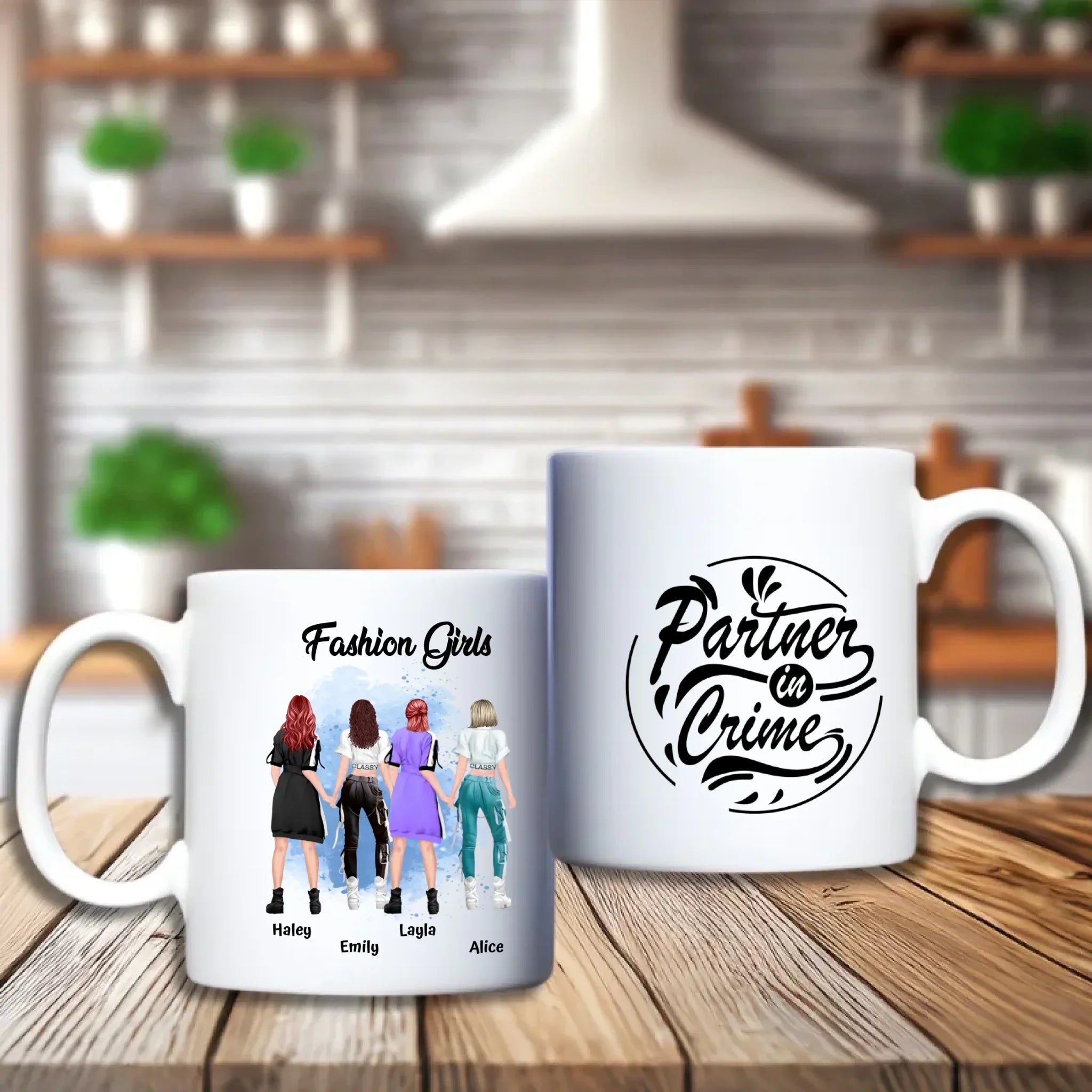 Fashion Girls Beker – persoonlijk cadeau voor vriendinnen met fashion-stijl – debekershop.nl