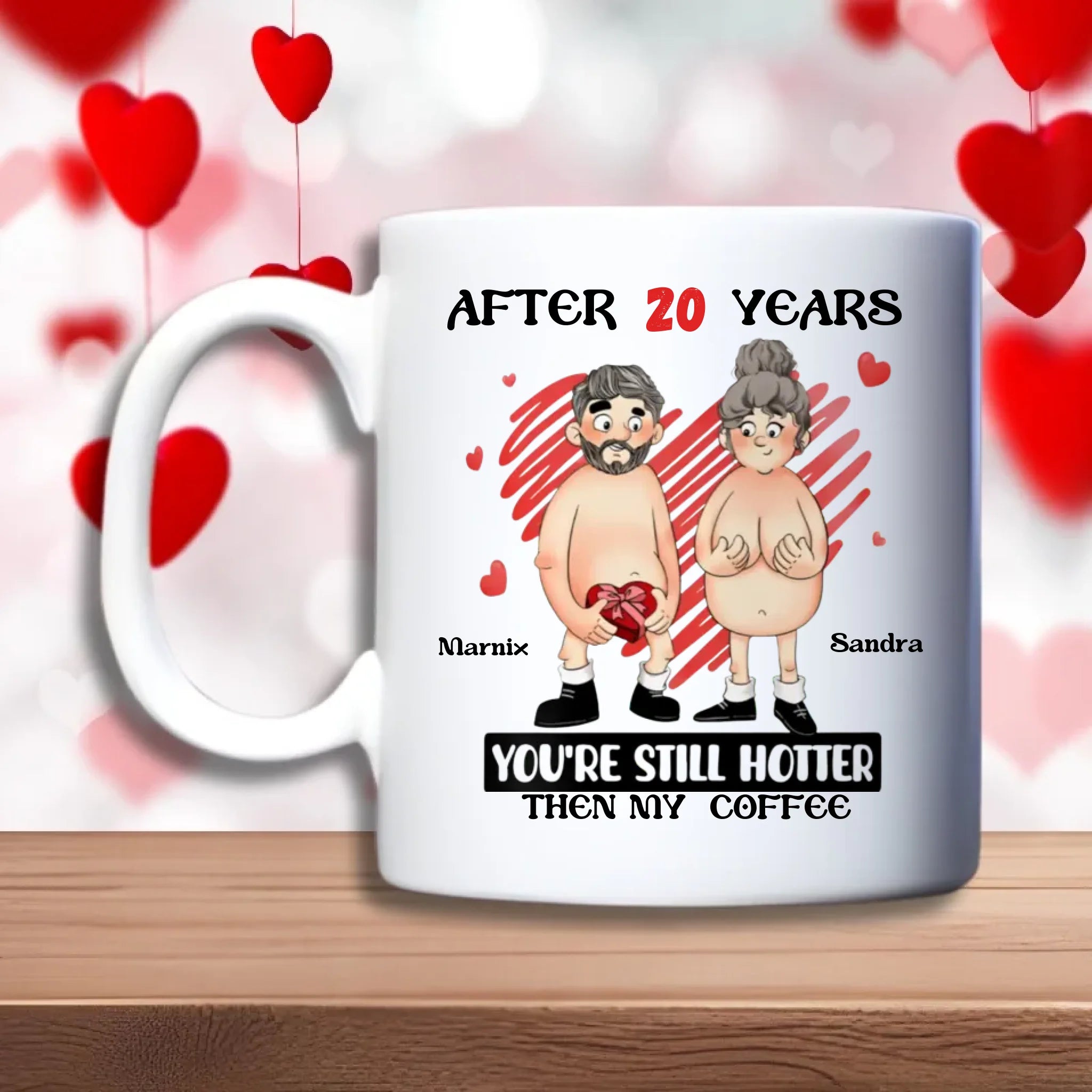 After .... years Beker – humoristische tekst, personaliseerbaar aantal jaren, cadeau voor jubileum, debekershop.nl