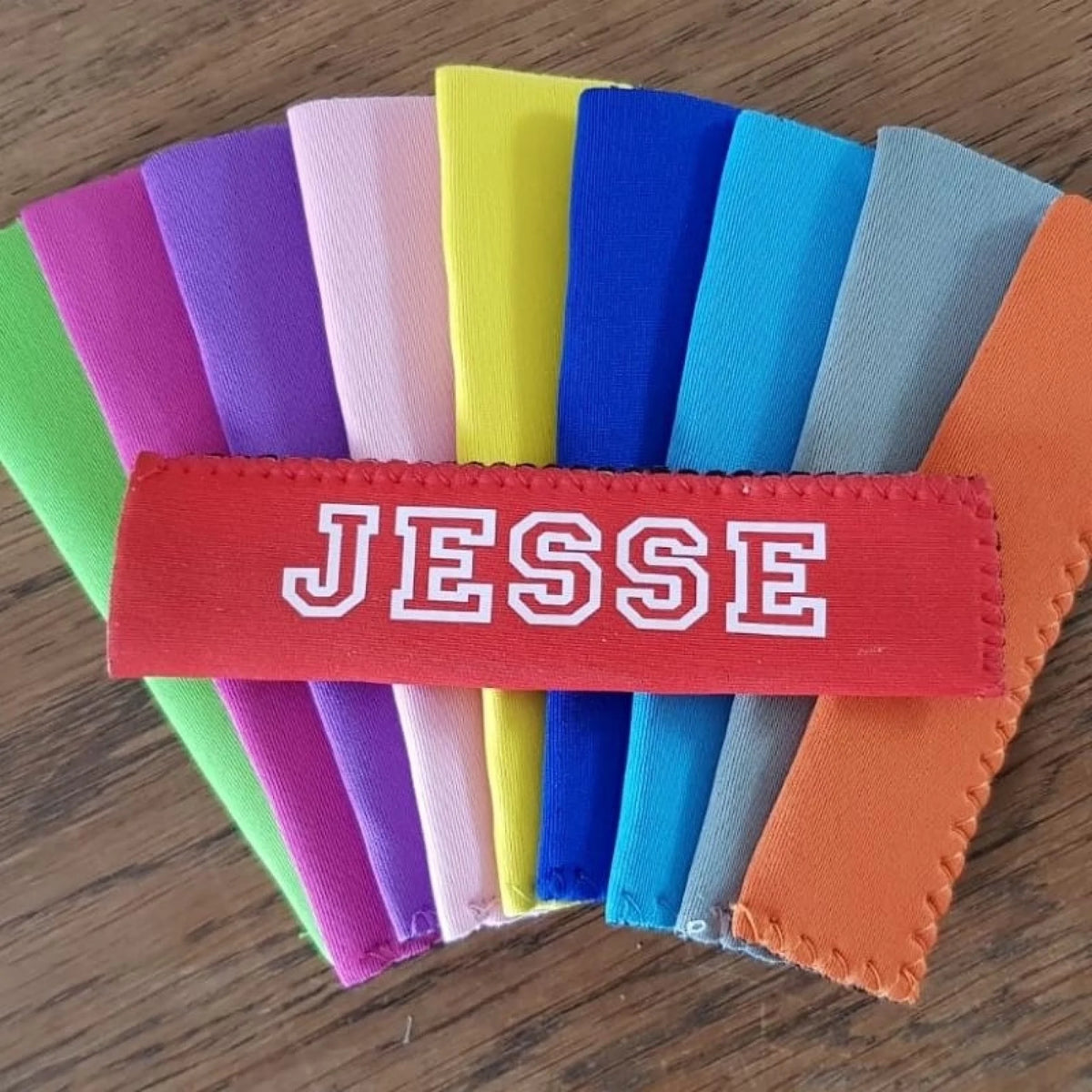 IJslollyhoesje van neopreen met naam, van FlexMade
