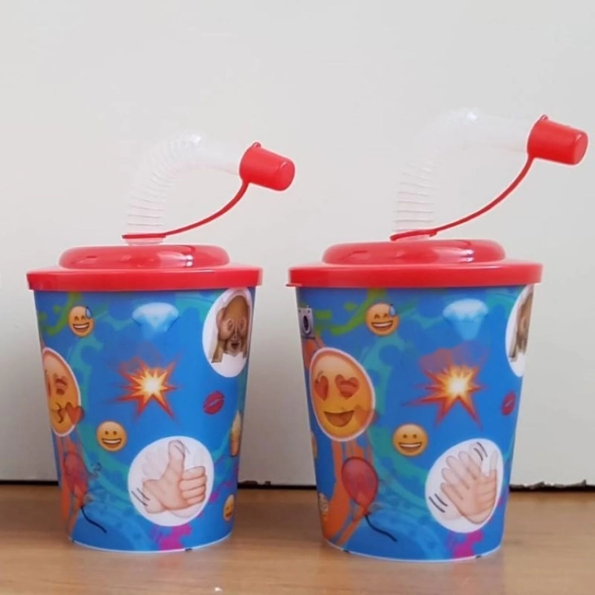 3D-beker met naam, thema Emoji, van FlexMade