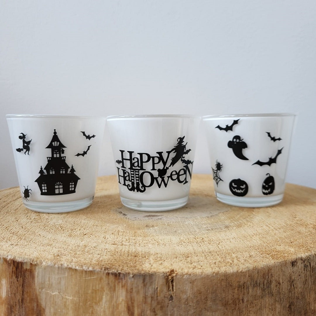 Set van 3 theelichtjes Halloween FlexMade