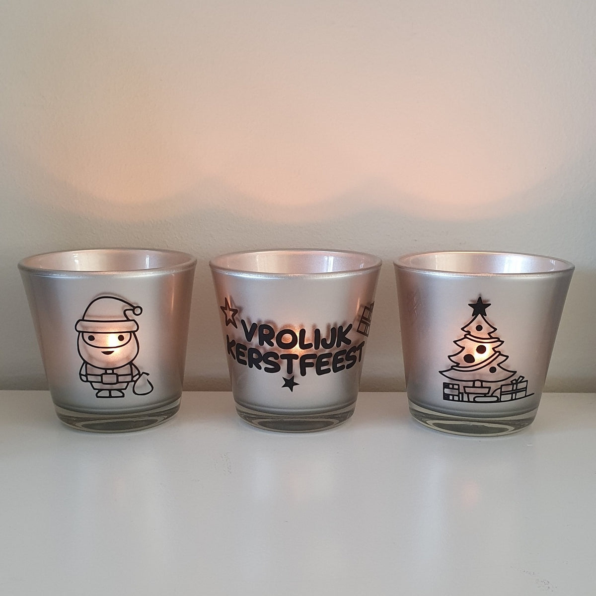 Theelichtjes Kerst flexmade sfeer licht
