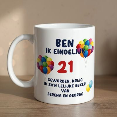 Verjaardag - ontwerp je eigen verjaardagsmok debekershop.nl