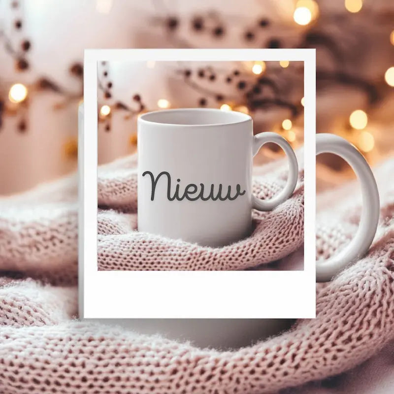 Verschillende soorten bedrukte bekers en mokken van Debekershop, verzendklaar voor Nederland en België